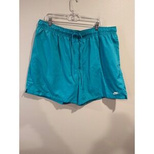 Nike Mens Standard Fit Above Knee Length Athletic Shorts Teal Blue XXLarge